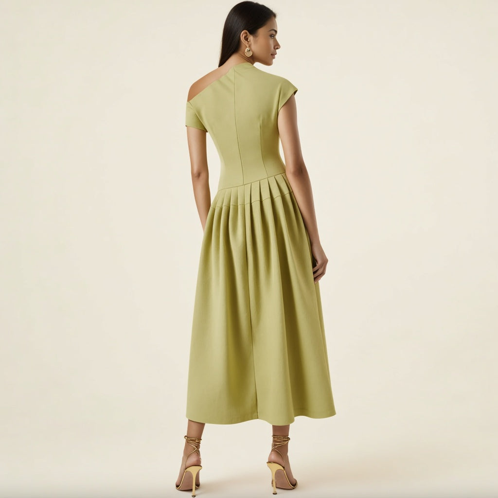 LUMINA | Asymmetrisches One-Shoulder-Kleid