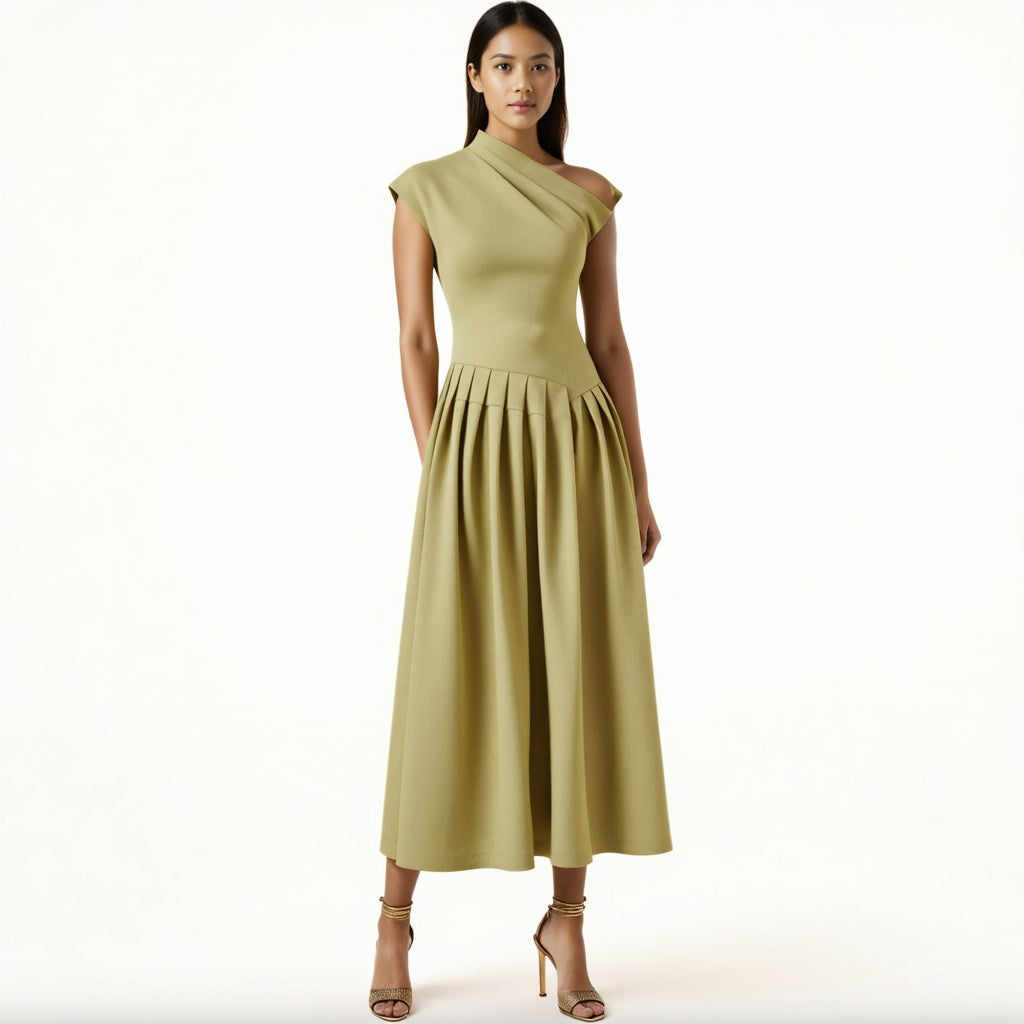 LUMINA | Asymmetrisches One-Shoulder-Kleid